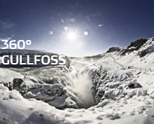 360° mynd af Gullfoss